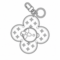 Denim Vivienne Keyring